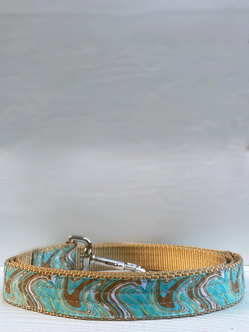 Blue Swirl Leash