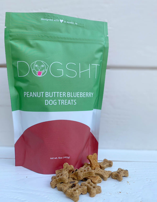 DOGSHT Peanut Butter and Blueberry Treats