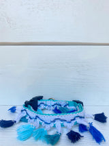 Blue Tassel Collar