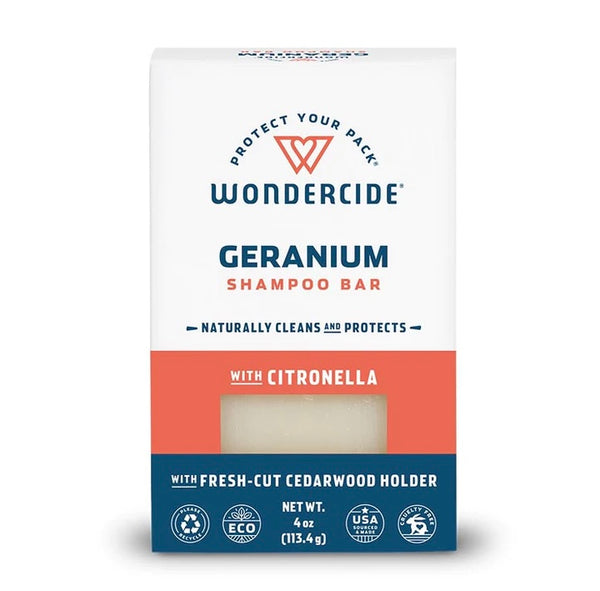 Geranium Shampoo Bar for Dogs + Cats with Natural Essential Oils