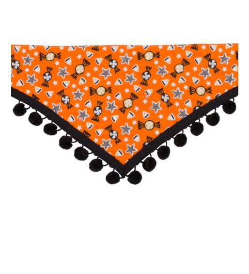 Halloween Candy Herringbone Reversible Bandana