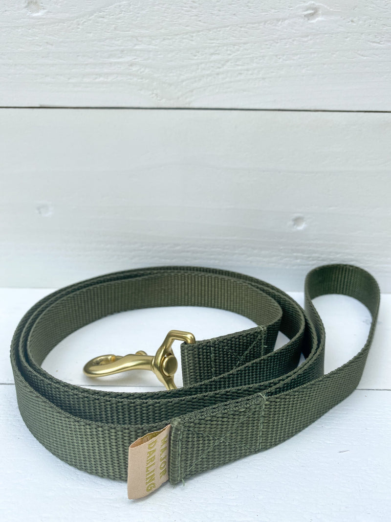 Olive Green Leash - Apollo Vet