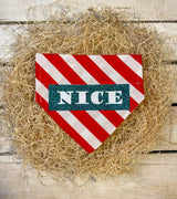 Naughty/Nice Reversible Bandana