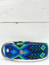 handwoven artisan dog collar