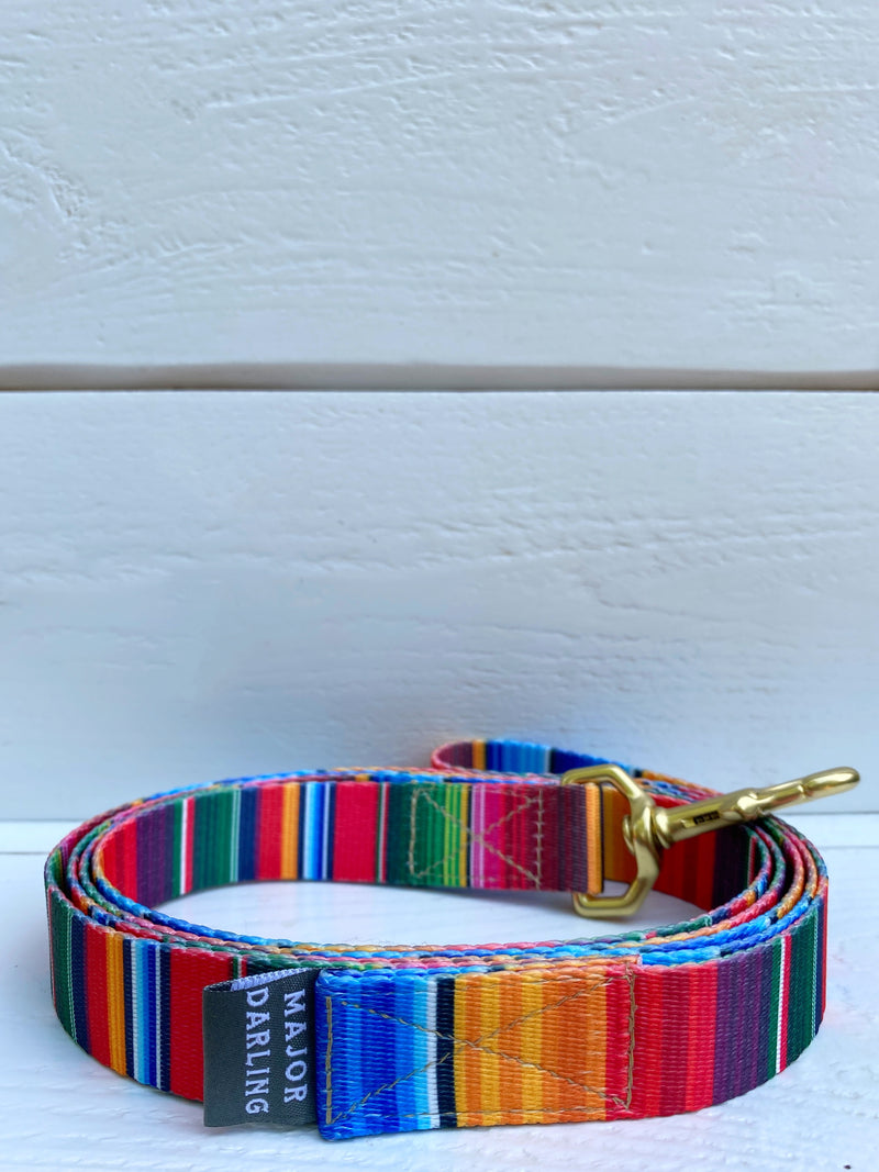 not-so-basic serape leash
