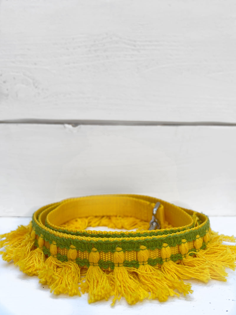 Yellow Tassel Leash
